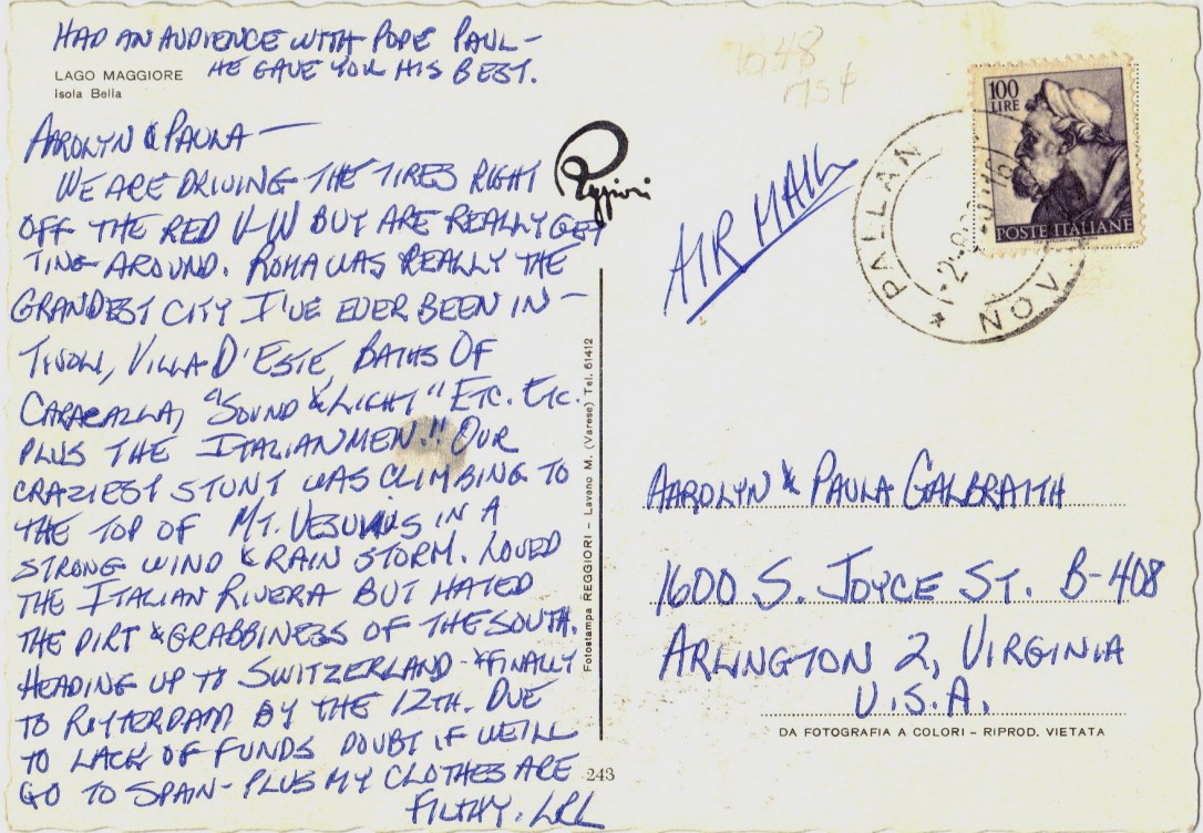 Italy 1980s Postcard