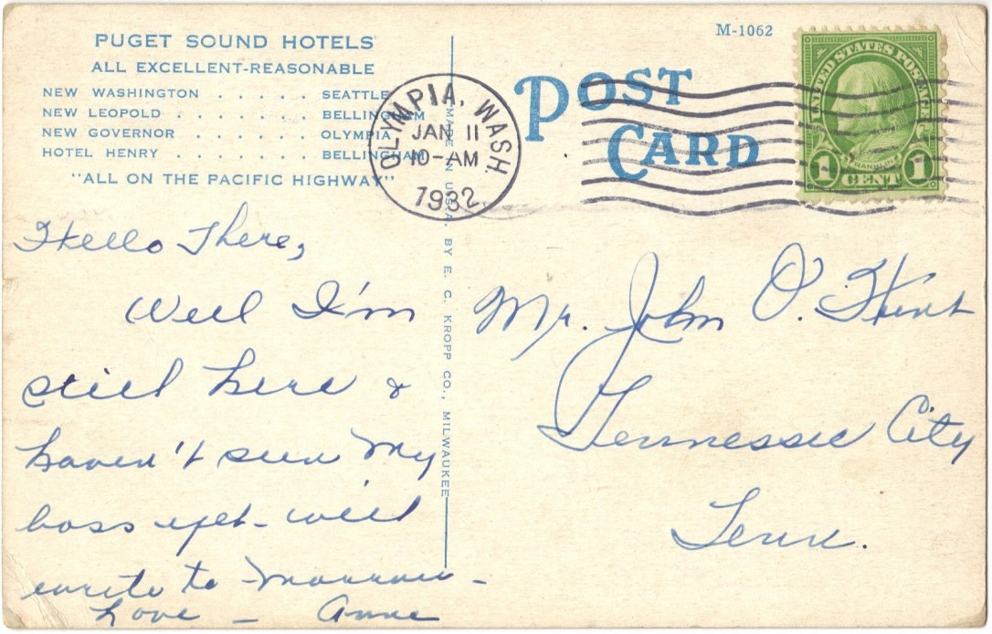 Washington 1932 back