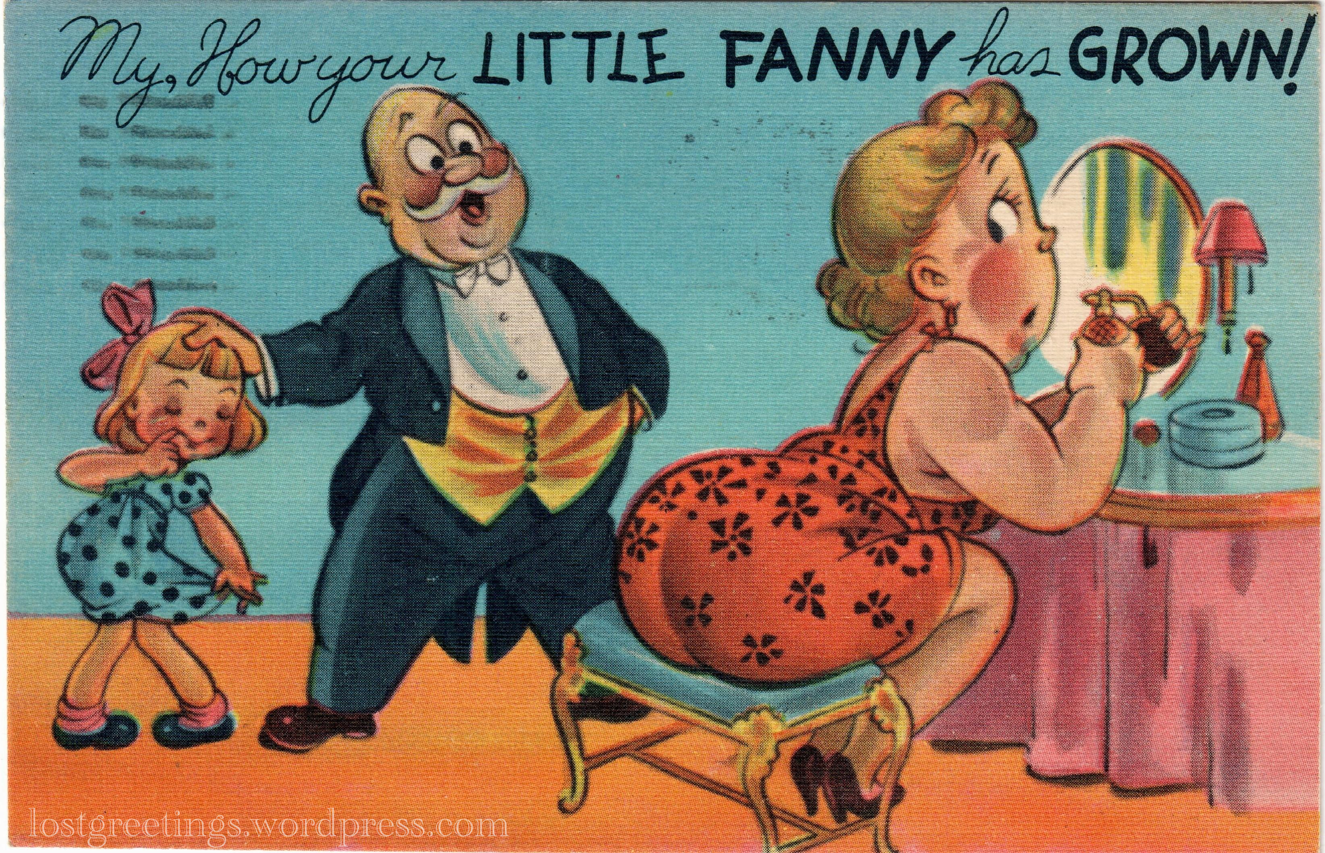 1948 Comic Postcard Image - Knoxville, Tennessee lg